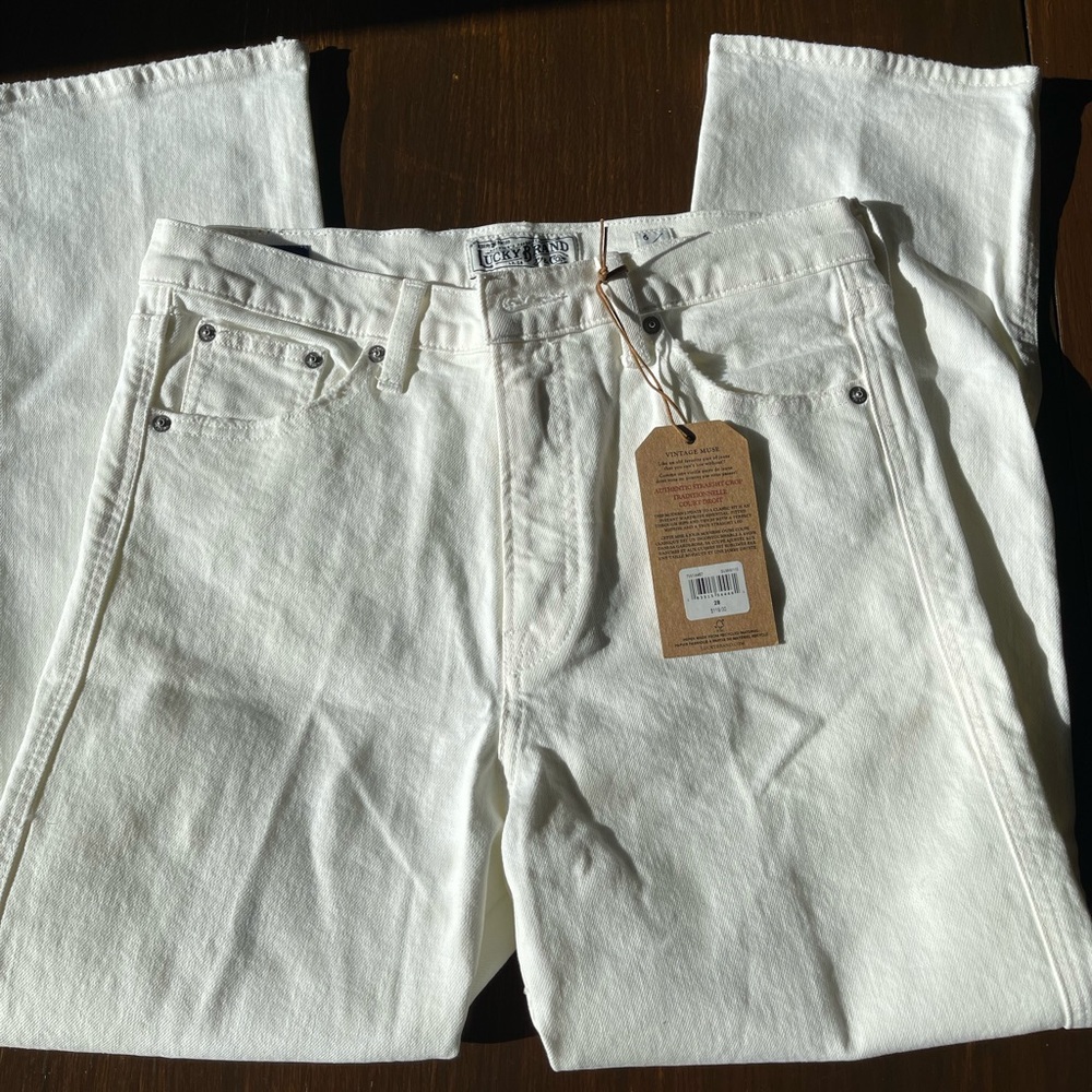 Lucky Brand Authentic Straight Crop Jeans